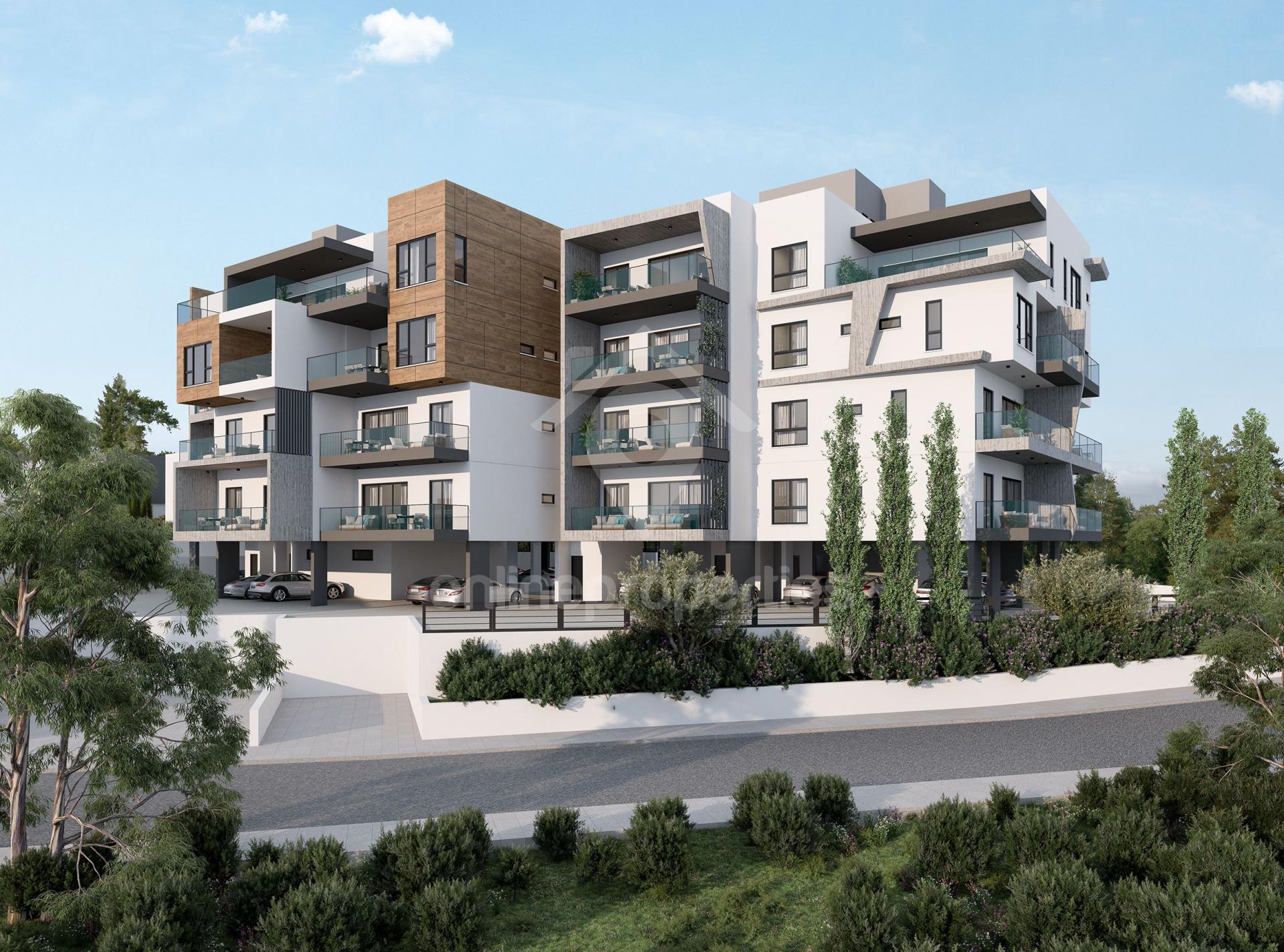 Modern new project in a central location,15min from the sea