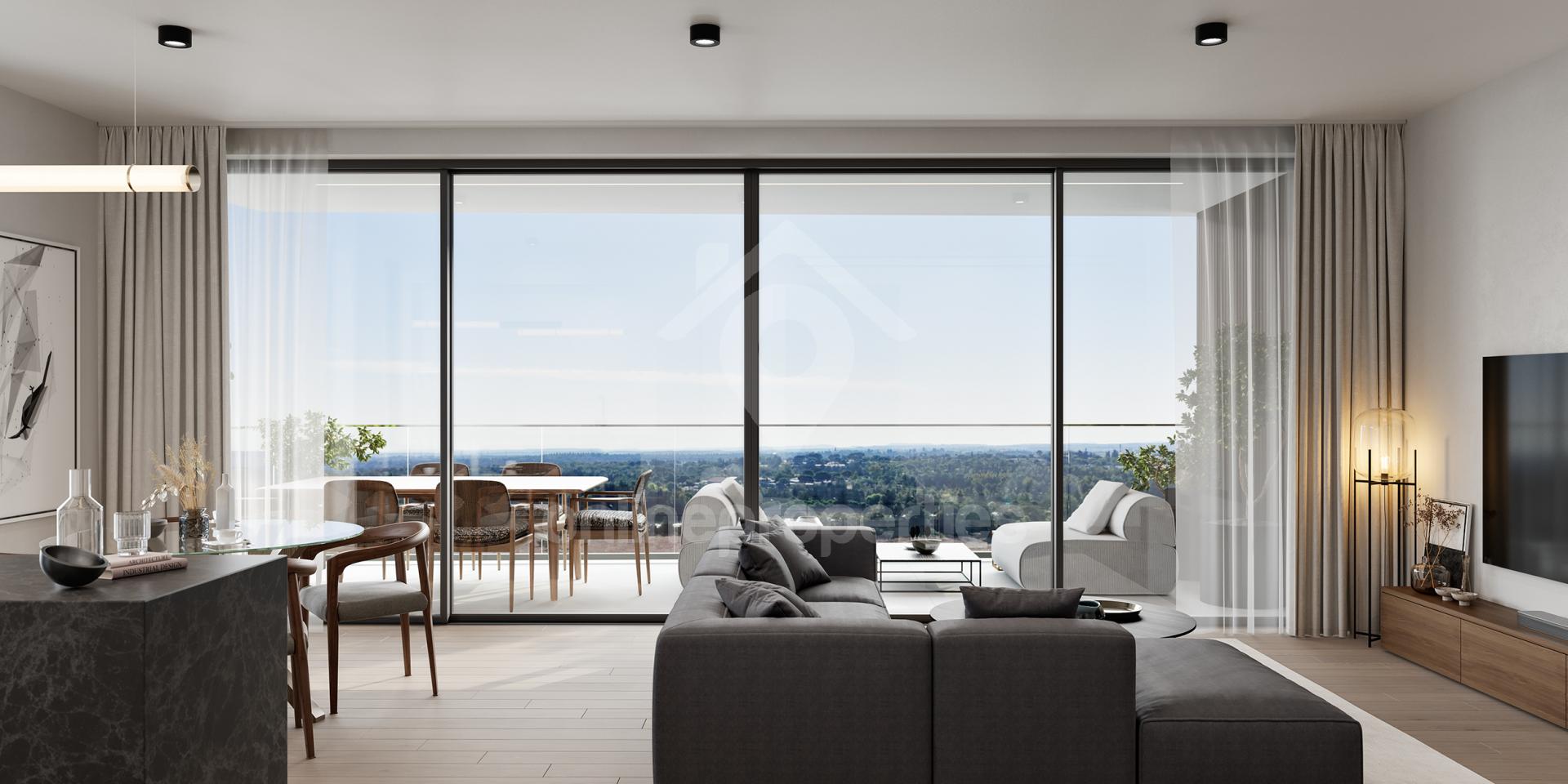 Apartments with stunning views over the city 