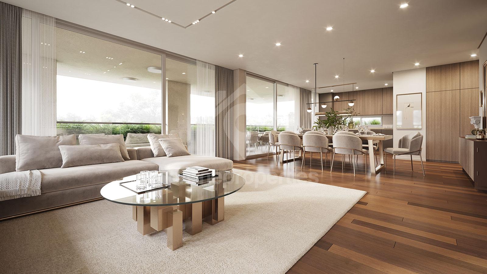 Modern building near University of Nicosia