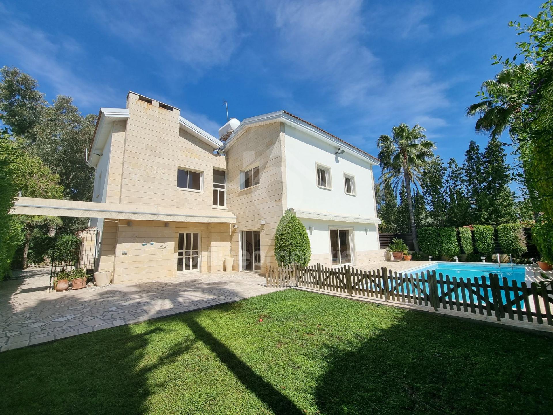  Luxurious 4-Bedroom House in Egkomi with Spacious Living Areas, High-Quality Amenities, and Exceptional Comfort
