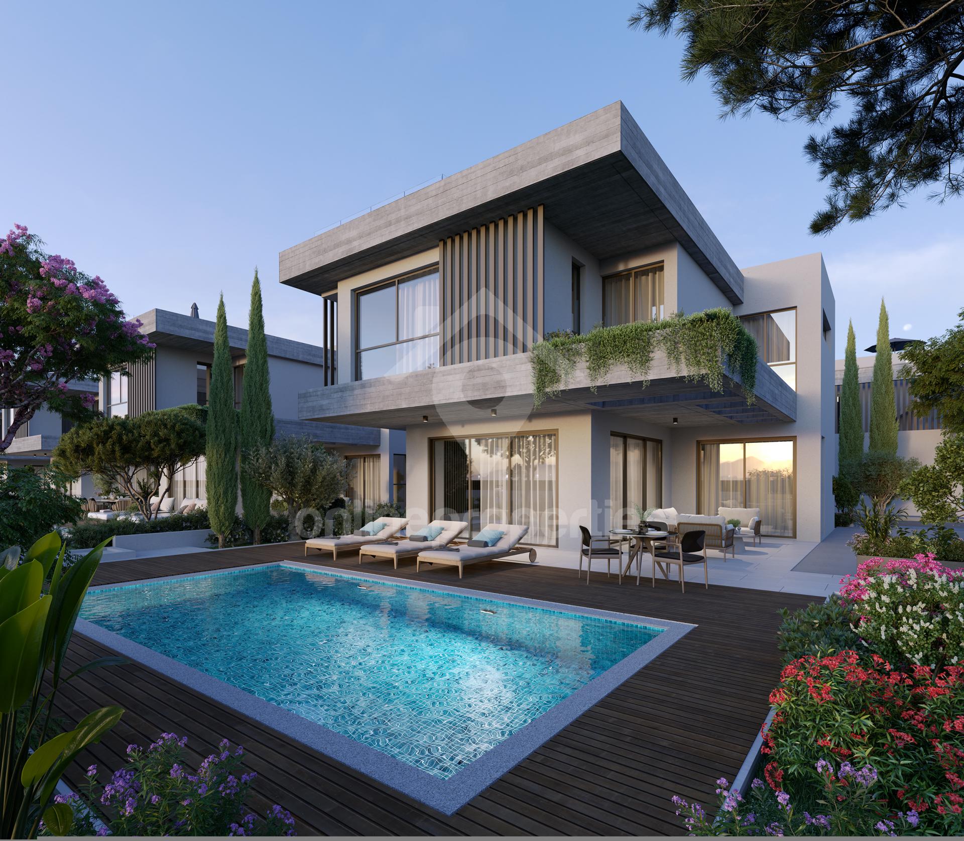Impressive new development with villas 