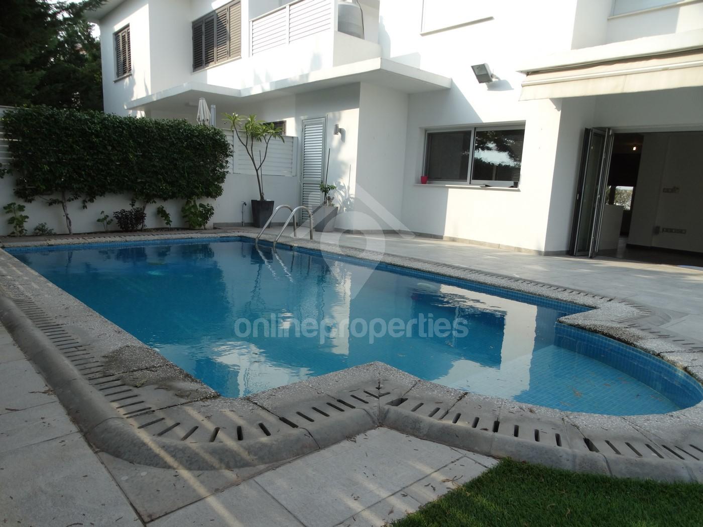 Beautiful Semi Detached House at Engomi/Makedonitissa with swimming pool