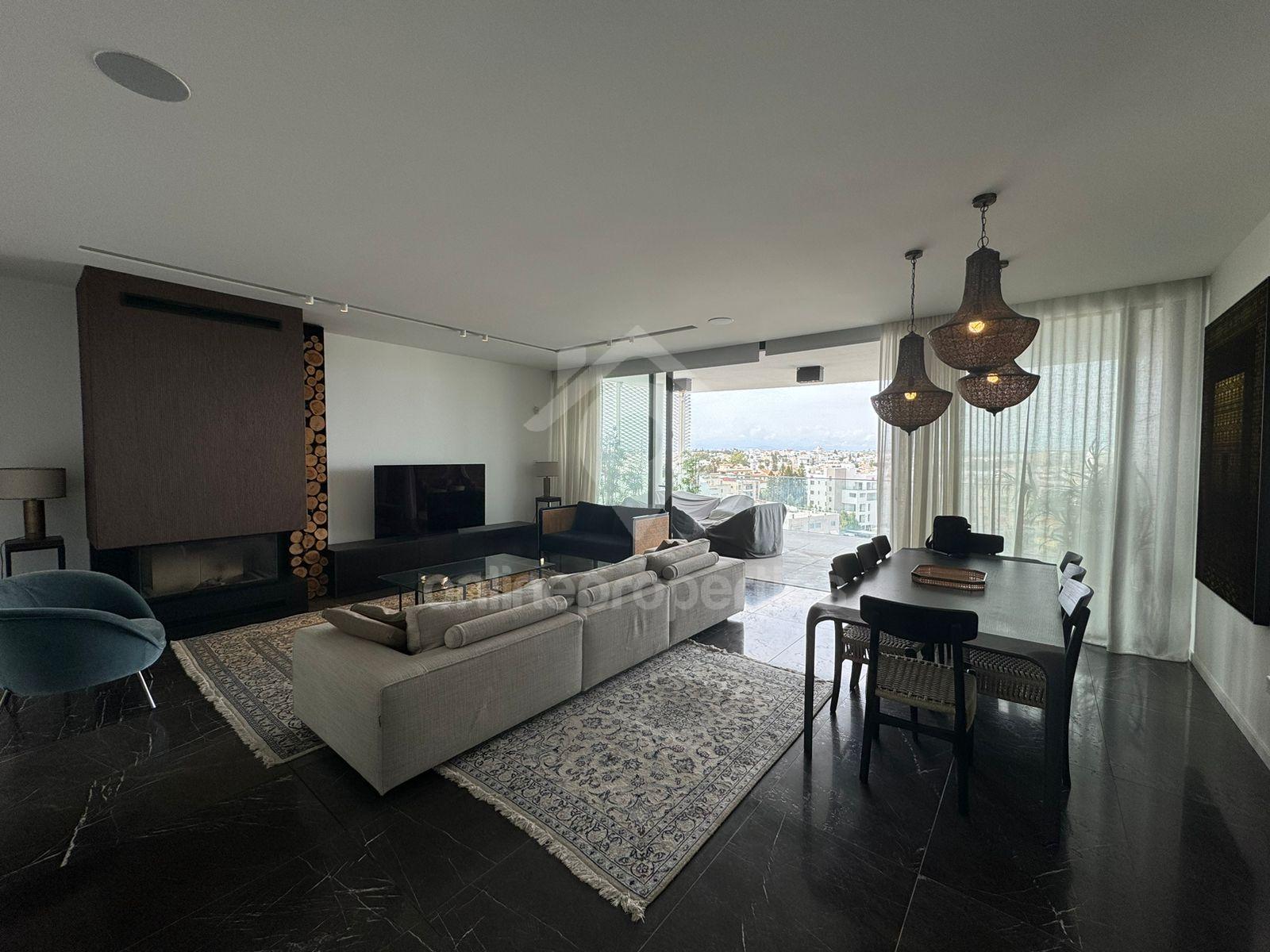 Skyline Elegance: A Luxurious Penthouse Retreat with Panoramic Views of Nicosia
